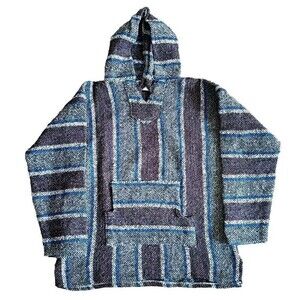 Salttex Baja Hoodie Men's Size Medium Multicolor Pullover